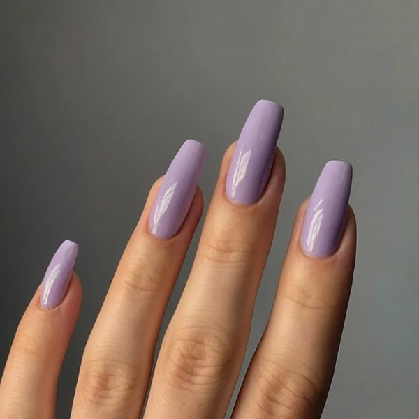 Lavender Haze Aura Nails Design
