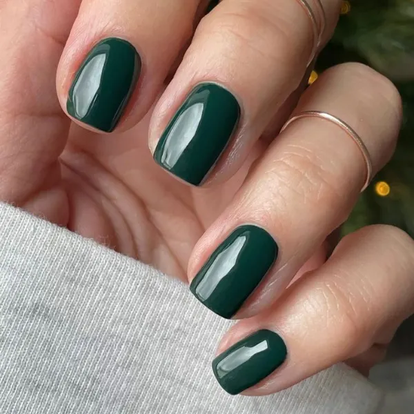 Pine Cone Chic Nail Design