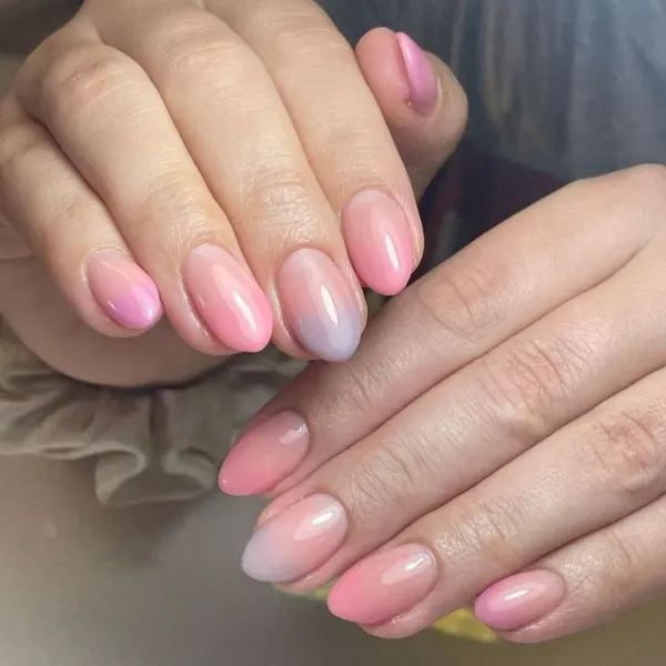 Whispering Lilac Nail Design