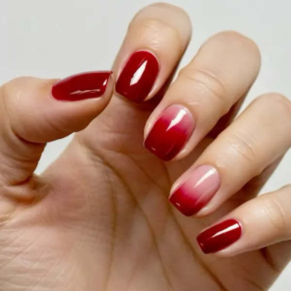 Cherry Blaze Nail Design