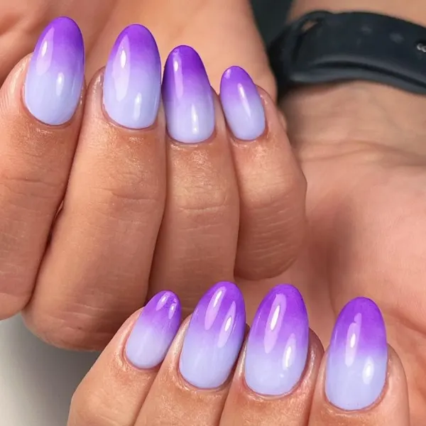 Lavender Lagoon Nail Design