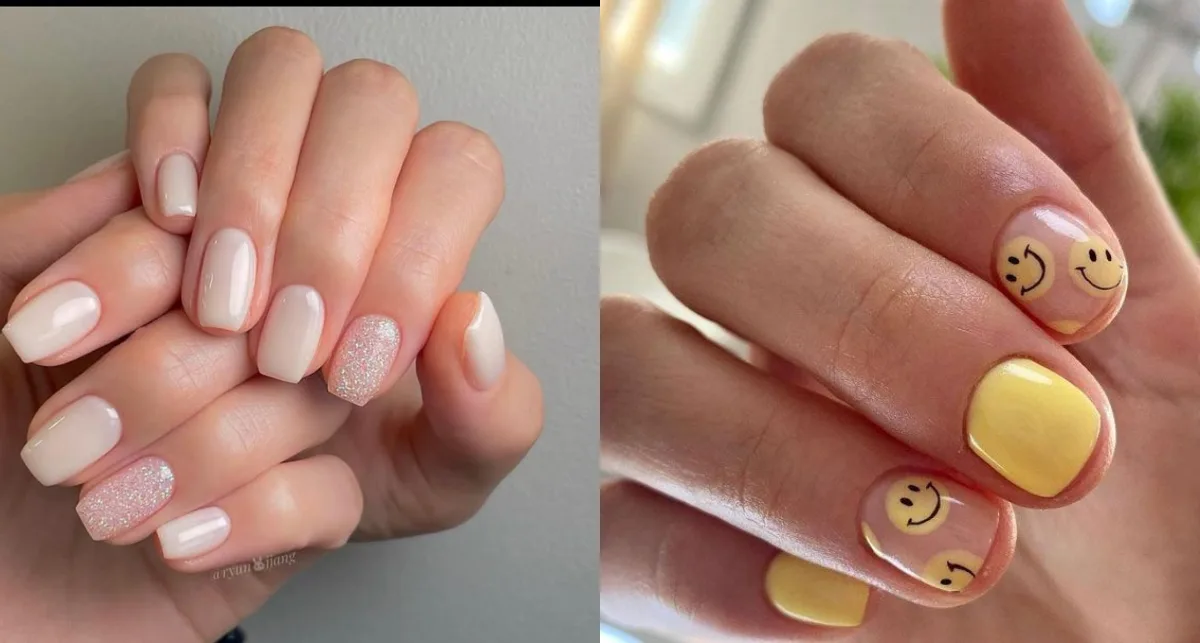 Short Square Nails Design