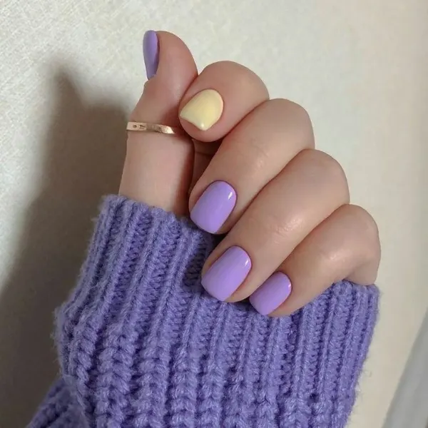 Pastel Peace Nails Design