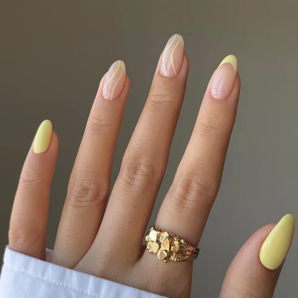 Lemon Breeze Yellow Nail Designs