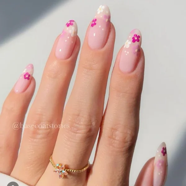 Blossom Touch Modern Nails Design