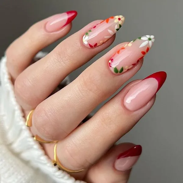 Floral Bloom Nail Design