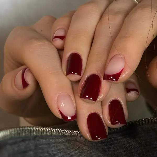 burgundy nail art ideas
