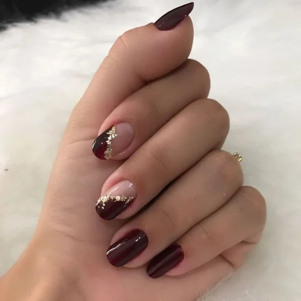 burgundy nail art ideas