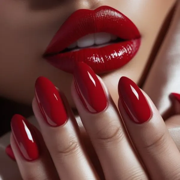 Lipstick Nails Design