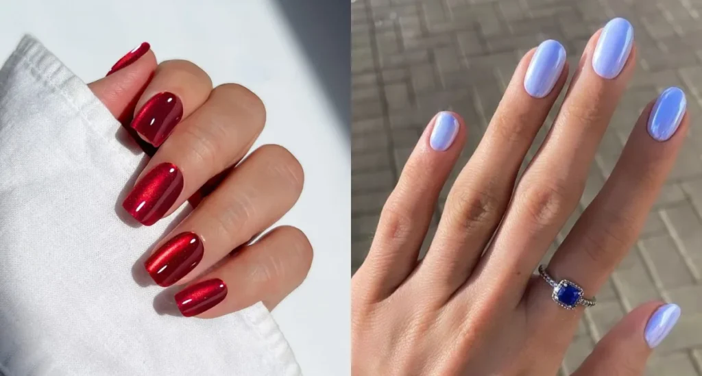 Fairy Flicker Shiny Nail Design